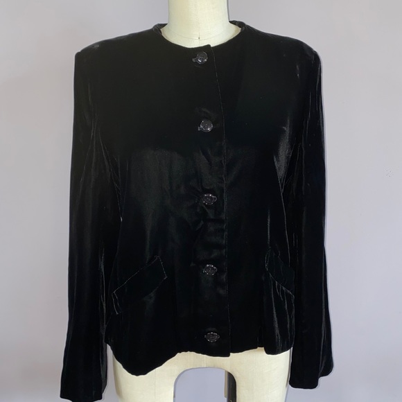 bill blass Jackets & Blazers - Vintage Blassport velvet evening jacket